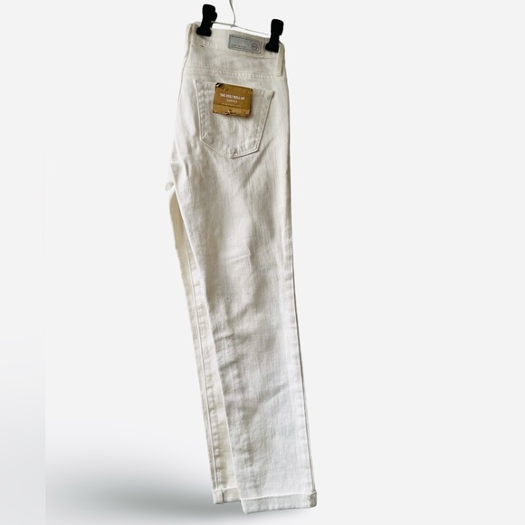 NWT AG Adriano Goldschmied "The Stilt" jeans in white stretch-denim, 24 - Picture 3 of 9